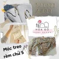Bịch 700 Cái Móc Đồng Chữ S Treo Rèm Cửa Thanh Ray Trượt