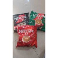 Bịch Cà phê Nescafé 3in1 xanh, đỏ, đen (46 gói đỏ xanh, đen 35 date mới nhất)