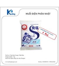 BỊCH MUỐI ĐIỆN PHÂN THÔ 1KG