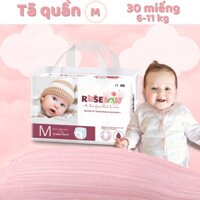 Bịch Tả Quần ROSE BABY đầy đủ size (NB, S, M, L, XL)