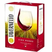 Bịch Vang đỏ Tavernello Vino Rosso 11.5% vol – 3 lit