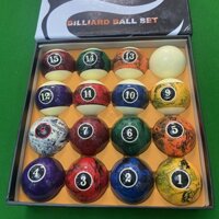 Bida Hoa Văn Đá Cẩm Thạch Bóng Mơ Ước Pha Lê Tiêu Chuẩn TV Quả Cầu Pha Lê Bi Da Kiểu Mỹ Cao Cấp Màu Đen Tám