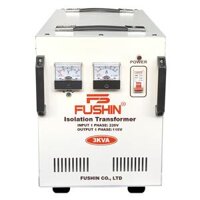 Biến Áp 1 Pha Cách Ly 3KVA FUSHIN 220V/110V - Thông Dụng