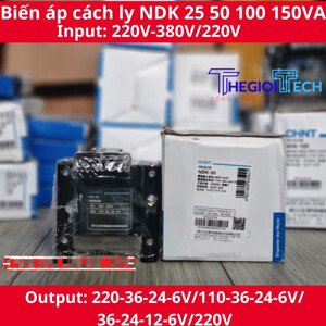 Biến áp 1 pha Chint NDK-100