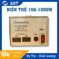 Biến áp 1000w/10A - 1500w/15A đổi nguồn 220V ra 100V - 110V