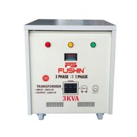 Biến Áp 3 Pha 380V Ra 1 Pha 220V 3KVA FUSHIN - Dây Đồng