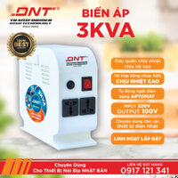 Biến áp 3kva 220v ra 100v hộp nhựa trắng