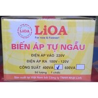 Biến áp 400VA LIOA DN004 (đổi nguồn hạ áp 1 pha, vào 220V ra 100V - 120V)