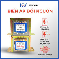 Biến áp 5A đổi nguồn 220V, 110V ra nhiều đầu (0V - 6V - 9V - 12V - 15V - 18V - 24V)