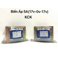 Biến áp 5A KCK ( 17v - 0v - 17v )
