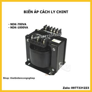 Biến áp cách ly 1 pha Chint NDK-1000