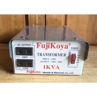 Biến áp Chính Hãng FujiKoya Công Suất 1KVA, Đổi Điện 220V ra 100V-110V