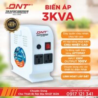 Biến áp DNT 3kva 220v ra 100v hộp nhựa trắng