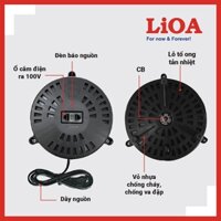 Biến áp đổi nguồn LiOA 200/400/600VA, bộ đổi nguồn điện vào 220V ra 100V/120V