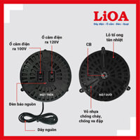 Biến Áp Lioa 1000VA 1000W Tự Ngẫu Đồi Nguồn 220V Sang 110V & 120V