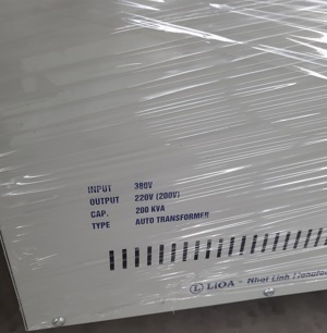 Biến áp Lioa đổi nguồn hạ áp 3 pha tự ngẫu 3K202M2YH5YT