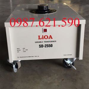 Biến áp Lioa vô cấp 1 pha SD-2550