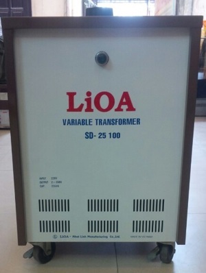 Biến áp Lioa vô cấp 1 pha SD-25100