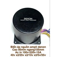 Biến áp nguồn ampli denon và Marantz nội địa nhật  Ac in put 100v-220v 15A Ac out 40v x2/5v x2/10v x2/ 5v/35v