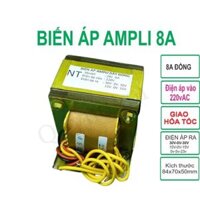 Biến áp tanpo Ampli 8A 30V đôi 100% Dây đồng (Cu) - linh kiện điện tử QUỲNH DIỄN