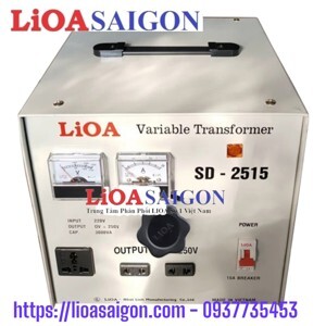 Biến áp vô cấp LiOA SD-2515