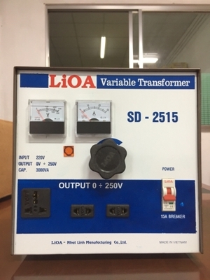 Biến áp vô cấp LiOA SD-2515