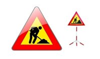 Biển cảnh báo công trường hình tam giác