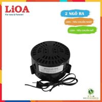 BIẾN ĐỔI NGUỒN HẠ ÁP LIOA 0,6KVA DN006 TỪ 220V XUỐNG 100V - 120V ( TIÊU CHUẨN NHẬT & MỸ ) - 2 NGÕ RA