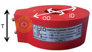 Biến dòng bảo vệ đúc Epoxy tròn 2500/5A, CL.5P10, 15VA, PCT-2500/5-MS