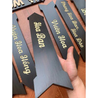 biển gỗ chỉ dẫn , biển gỗ , biển gỗ thiết kế theo yêu cầu , biển gỗ decor