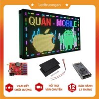 Biển led ma trận P10 2 mặt  Full màu cao 55 dài 100 cm