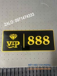 Biển mica Vip, Biển số phòng VIP, Biển Vip Khách sạn, Biển Vip nhà nghỉ