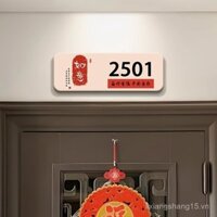 Biển số cửa sáng tạo cho cửa ra vào nhà, cửa phòng khách sạn, tranh khung cửa, tranh trang trí cửa cao cấp