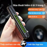 Biển số đỗ xe phá cửa sổ dụng cụ ô tô tiện dụng 3 trong 1  đa năng