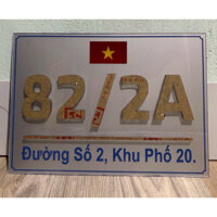 biển số nhà, công ty...