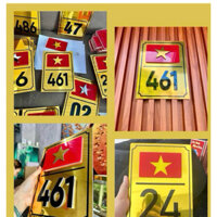 BIỂN SỐ NHÀ GẮN CỜ