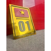 Biển số nhà hình quốc kì