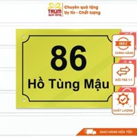 Biển số nhà Thegioipuzzle Mika in chìm Bảo hành Trọn Đời