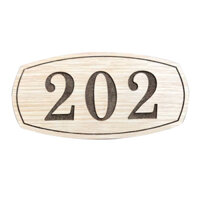 Biển số phòng khách sạn gỗ khắc laze