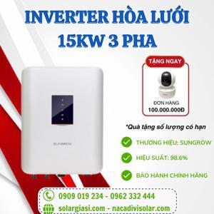 Biến tần Inverter hòa lưới Sungrow SG15KTL-M 15kW 3 Pha 380V