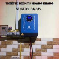 Biến tần NLMT  sóng sin chuẩn 4200VA/3800W Hybrid Inverter 3K8W 24V AC220-240V. XANH