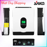 Biến Tần SAKO 3KVA / 24V  2700W AC220-240V MPPT 80A- PV 30V-450V Inverter Hybrid Solar