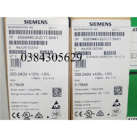 Biến Tần Siemens MM440 0.75kw 3AC 200-240V Chính Hãng 6se6440-2uc17-5aa1 Siemens