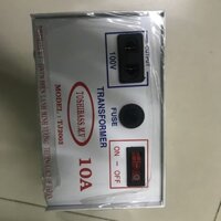 Biến thế 10A (1000W) - Chuyển điện 220V ra 110V, 105V, 100V