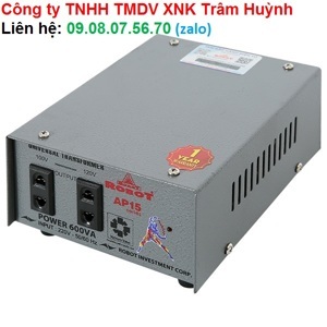 Biến thế đổi điện Robot 1 pha 600VA (Dây nhôm)
