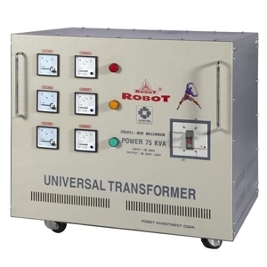 Biến thế đổi điện Robot 3 pha 75KVA (Dây đồng)