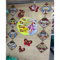 Biển "Vầng trăng Vui Tết Trung Thu + Chị Hằng) trang trí Trung thu ...