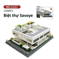 ✨Biệt thự Savoye Đồ Chơi Lắp Ráp Mô Hình 1226Chi Tiết WANGE Xây Nhà Lắp Ghép Kiến Biệt Thự ​​​​Trúc Xếp Hình