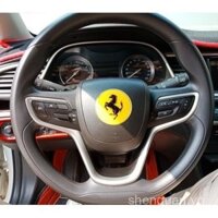 Biểu tượng trục bánh xe ô tô, sửa đổi biểu tượng Ferrari, nhãn dán cá nhân, nhãn dán trung tâm kim loại, biểu tượng vô lăng