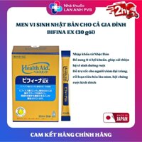 BIFINA EX (HỘP 30 GÓI) - Men vi sinh Nhật Bản giúp giảm viêm đại tràng, ruột kích thích.